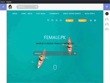 Tablet Screenshot of female.pk